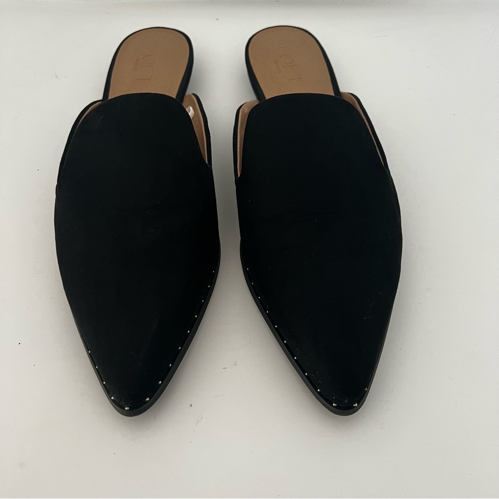 Loft Studded Black Slides
